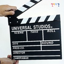 인터바겐 무비 영화 슬레이트 클래퍼보드 촬영 인테리어 소품, 클래퍼보드-소형(200×200mm)