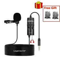 강의용무선마이크 무선기가폰 강의용마이크 boya by-m1 pro 6m 3.5mm, m1 프로 fw01