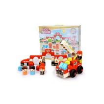 wl808 h30 에코빌더블럭 소방구조팀 60P(176302) 블럭캐슬/블럭종류/블럭방/유아블럭/유아블록/유아/레고/사각블럭/나노블럭/레고