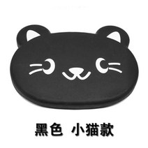 차량용노트북거치대 차량용 작은책상 접이식식탁 식탁 뒷좌석 자동차용 물컵홀더 의자등받이 휴대용 수납대 쇼핑몰사이트, T12-클래식 애니매이션블랙 아기고양이2개포장