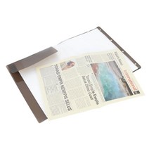 신문 잡지 기사 스크랩정리 보관 A3클리어화일 사무용 용지 학생 도서관 거래명세표, 20매