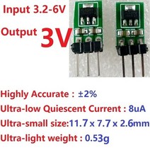 강압기 10 PCS 3.3-6V ~ 3V DC-DC 컨버터 스텝 다운 전원 공급 장치 벅 LDO 모듈 전압 조정기 보드, 01 Output 3V with Pin