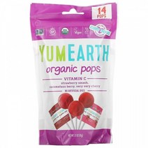 YUMEARTH 오가닉 비타민C 팝스 85g 14개입
