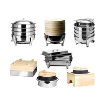 사각 챠핑디쉬 스텐 만두찜기 업소용 찜기 보온 용기 제호, 선택02. JH-067 알콜용14호-은장