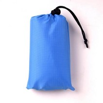 방수 포켓 비치 야외 캠핑 매트 담요 경량 컴팩트 야외 피크닉 매트 ground sheet tarp camp mat 8, 파란색, 1.4x2m, 협력사