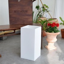 GO2shop GO2shop_ 오각화분 사각화분 예쁜화분 심플한화분 선물용화분 분재화분, ★선택* 고강도 초경량 대형 플라스틱화분 사각 25x5, 이제품주문★