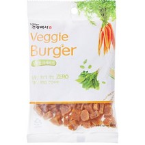 건강백서 베지버거 100g 애견져키 야채버거, 1개