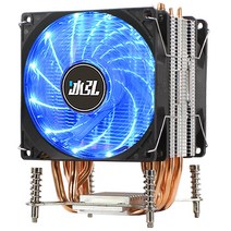 Cpu 쿨러 led 팬 90mm 6 히트 파이프 Hi-Q 좁은 ILM 94*55CM 소켓 LGA 2011 서버 마더 보드 Supermicro X9QRi-F + 등., 14 (Blue light)2fan, 3PIN Narrow ILM