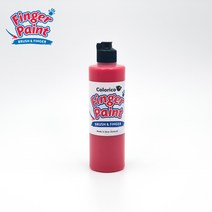 파스 핑거페인트 250ml 낱색 (13가지 색상 선택), 빨간색