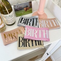 Girl Gorgeous Shoulder Ribbon 걸고져스어깨띠, 로즈골드홀로그램