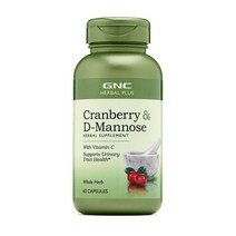 GNC 디마노스 D-Mannose 1000mg 크랜베리 비타민C 캡슐 60정, 1개