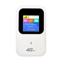휴대용와이파이 와이파이에그 2박3일해외여행 5g 4g 모바일 광대역 2.4ghz lte 무선 wifi 어댑터 sim 카드 슬롯 무선 wifi 10 wifi 장치 용 3 채널, 하얀