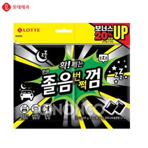 롯데 졸음껌 리필 105g 번쩍 운전 캠핑 공부 껌 1개, 단품