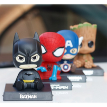 비앤이컴퍼니 마블 배트맨 캐릭터 차량용 악세사리 피규어, 캡틴