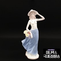 미나박스 미나박스 도자기 피겨린 야드로인형 장식 인형 2, 5.모자쓴꽃바구니여인