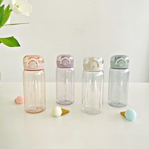르모네 트라이탄 원터치 물병 물통 450ml, 핑크