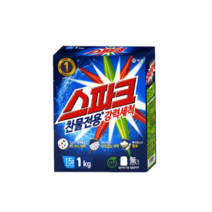 [트윈스몰] 스파크 찬물전용 강력세척 혼족을 위한 소포장 1kg 빨래세제, 1개