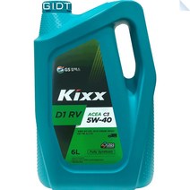 GS칼텍스 킥스 Kixx D1 RV 5W40 6L 합성 디젤 가솔린 엔진오일 RV 소형 버스 트럭 DPF, 1통, Kixx D1 RV 5W-40 6L