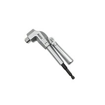 AUCO 내구성 직각 드릴 어태치먼트 임팩트 핏 최대 토크 500inlbs 전체 금속 본체 및 스틸 기어 무선 드라이버와 함께 사용 좁은 공간에서 작업하기 위한 컴팩트한 디자인