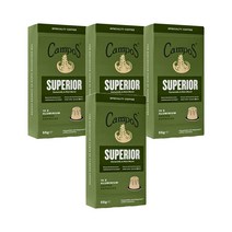 캄포스 수페리어 알루미늄 커피 캡슐 10개 Campos Superior Aluminium Coffee Capsules, 4팩