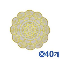 ForU476 인테리어 장식소품 컵받침 금박 PVC 코스터 6P 18개 티코스터, 상세페이지 참조, 원형*본상품