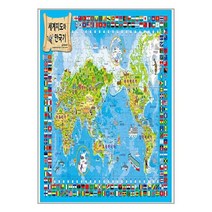 [새샘]세계지도와 만국기 4절 퍼즐, 없음