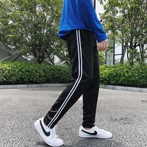 트레이닝복싼곳 헬스 홈웨어 봄트레이닝복 여름추리닝 의류 일자 팬츠 운동 남자 짐웨어 패션추리닝 학생츄리닝 추리닝 남성 외출용트레이닝복 보세트레이닝복 바지 블랙 L XL