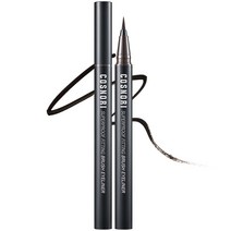 코스노리 슈퍼프루프 피팅 브러쉬 아이라이너 0.6g, 4개, 02 블랙브라운