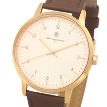 오에스티 모던 브라운 가죽 커플시계-남성용 (OTC120215APN)