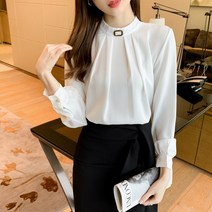 디아리스 봄 가을 셔링 블라우스 8826