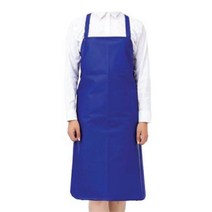 단체급식 비닐 방수 앞치마 중형 파랑 과수원 허드렛일 뱃일 수산업
