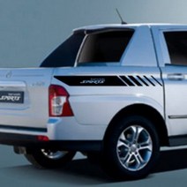 ArtX 코란도스포츠 적재함 사이드 데칼스티커- NO.634, 시트지레드