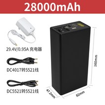 24V 12V 5V 44800mAh 전문가 파워뱅크 캠핑 무시동 차박, A.24v12v5v(28000mAh)개
