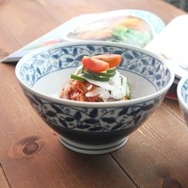 다온아토 시원한 면요리와 어울리는 감성 도자기 면기, 1p, 67_바이컬러 우동면기 [블루]