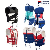 휠라 워니프랜즈 네오프렌 부력보조복 아동 성인 모음, 휠라부력복_100kg_BLACK