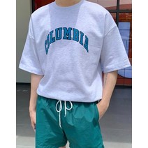 (스나이퍼샵)콜롬비아 레터링 데일리 반팔티