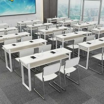 교육기관 학원 연수원 2인 긴 테이블 책상 회의용, 1200 길이 400 너비 750 높은 단일