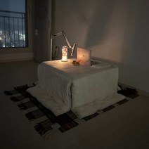 [100만대 돌파] 2세대 코타츠 난방 테이블 일본식 온열 전기 카본 매트, 화이트테이블, 13. 더스트 그린
