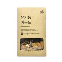 올가 간식 ZERO 유기농 아몬드 (100g) 명절 회사 탕비실 캠핑 아이들 선물, 6개