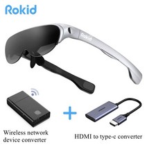 VR VR기기Rokid-에어 AR 휴대용 안경 120 인치 가상 화면 및 음성 제어 AI 모든 장치와 호환 가능, 03 Rokid Air VERSION 3