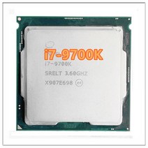 코어 i7-9700K i7 3.6 GHz 8 스레드 CPU 프로세서 12M 95W PC 데스크탑 LGA 1151, 한개옵션0
