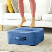 미니폴린 점핑매트 유산소 다이어트 큐브 매트 트램폴린, 블루