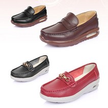 [TV홈쇼핑 정품] 백세건강 에어볼 천연소가죽 컴포트화 효도화 에어쿠션