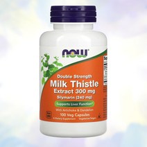 나우푸드 밀크 시슬 300mg 실리마린 씨슬 민들레 아티초크 100캡슐, 100캡슐 1개