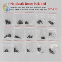 300pcs M2M2.5M3 노트북 컴퓨터 나사 교체 키트 Hp Ibm Dell Sony Acer Asus Lenovo Toshiba Gateway Samsung, 01 Screw package