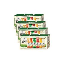 가야농장 꼬마병 종합세트 180ml x 12병 4SET 웅진, 가야농장 꼬마병 종합선물세트 180ml x 12병 4S