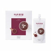인테이크 모닝죽 통단팥 즉석죽, 130g, 7개
