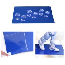 먼지패드 매트 스티키 클린룸 끈끈이패드 먼지제거 주문제작, 1개, 블루