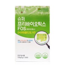 하루웰빙 슈퍼 프리바이오틱스 FOS 유산균먹이 프락토 갈락토 올리고당 스틱, 30포, 7개