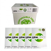 오피스 UPM A4용지 80g 2500매(1권500매)5권 고급 두꺼운 양면 복사지 사무용품